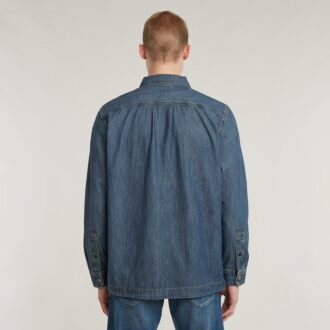 1-Pocket Regular Denim Shirt
