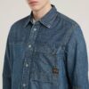 1-Pocket Regular Denim Shirt