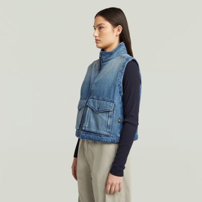 2-Pocket Padded Zip Vest