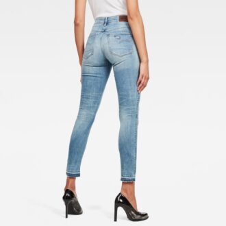 3301 High Skinny Ripped Edge Ankle Jeans