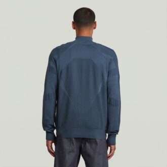 3D Biker Full Zip Knit