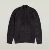 3D Biker Full Zip Knit
