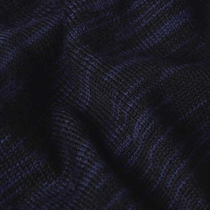 3D Biker Knit Slim Full Zip Knit