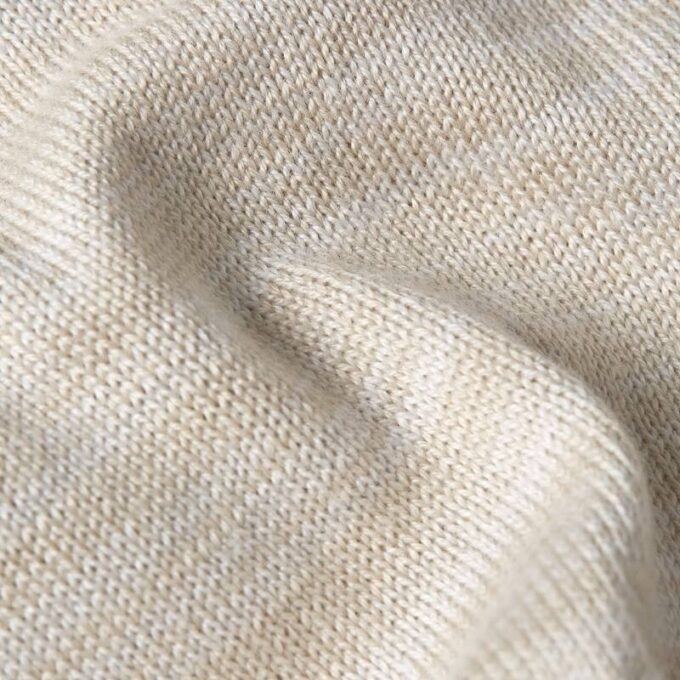 3D Biker Knit Slim Full Zip Knit