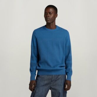 3D Biker Knitted Sweater