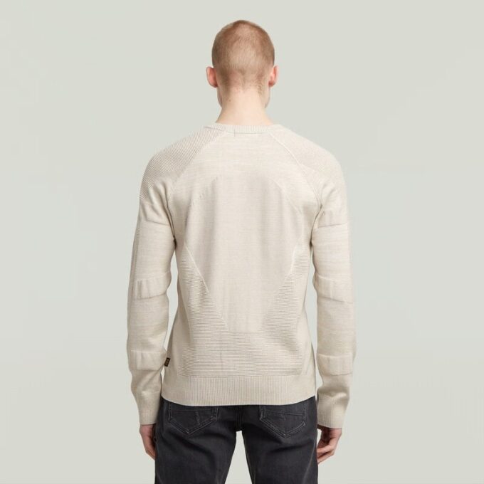 3D Biker Ribbed Knit Pullover 3D Biker Ribbed Knit Pullover