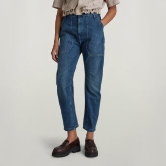 3D Fatigue Boyfriend Denim Pants