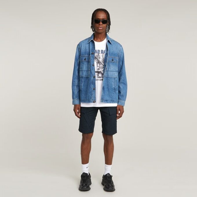 3D Regular Cargo Shorts