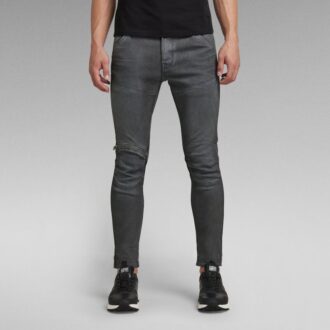 5620 3D Zip Knee Skinny Jeans