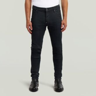 5620 3D Zip Knee Skinny Jeans