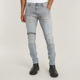 5620 3D Zip Knee Skinny Jeans