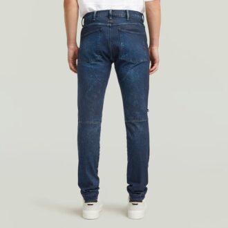 5620 3D Zip Knee Skinny Jeans