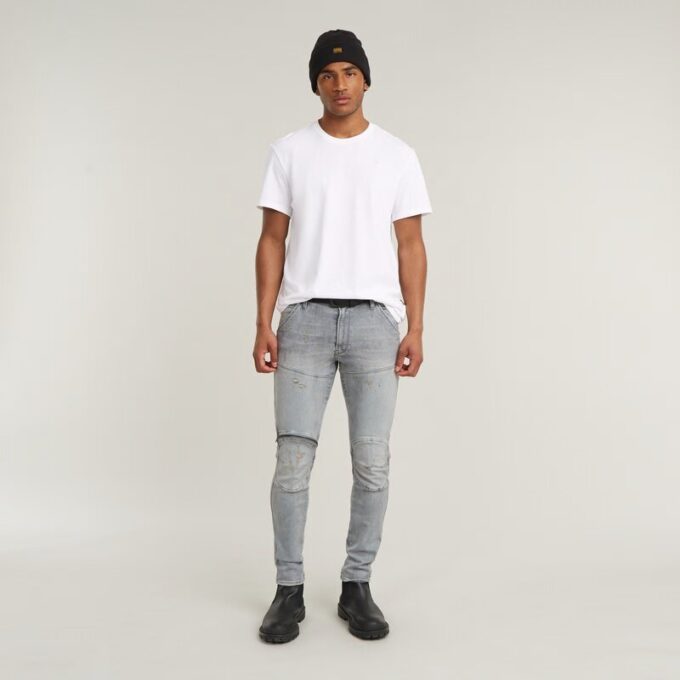 5620 3D Zip Knee Skinny Jeans 5620 3D Zip Knee Skinny Jeans