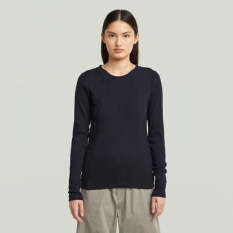 A-Line Slim Rib T-Shirt