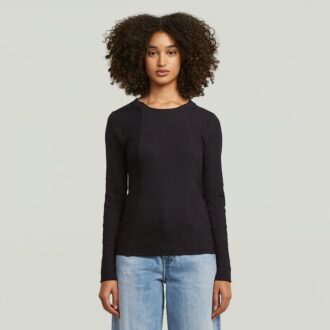 A-Line Slim Rib T-Shirt