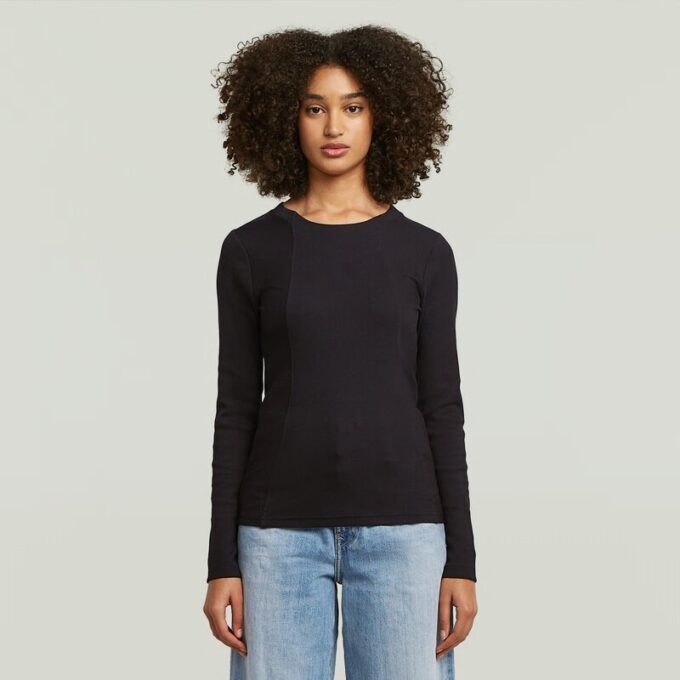A-Line Slim Rib T-Shirt A-Line Slim Rib T-Shirt