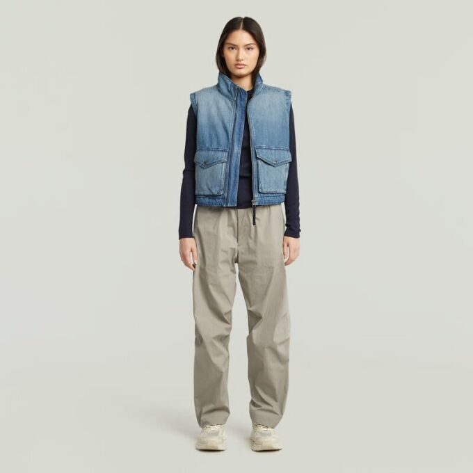 A-Line Slim Rib T-Shirt