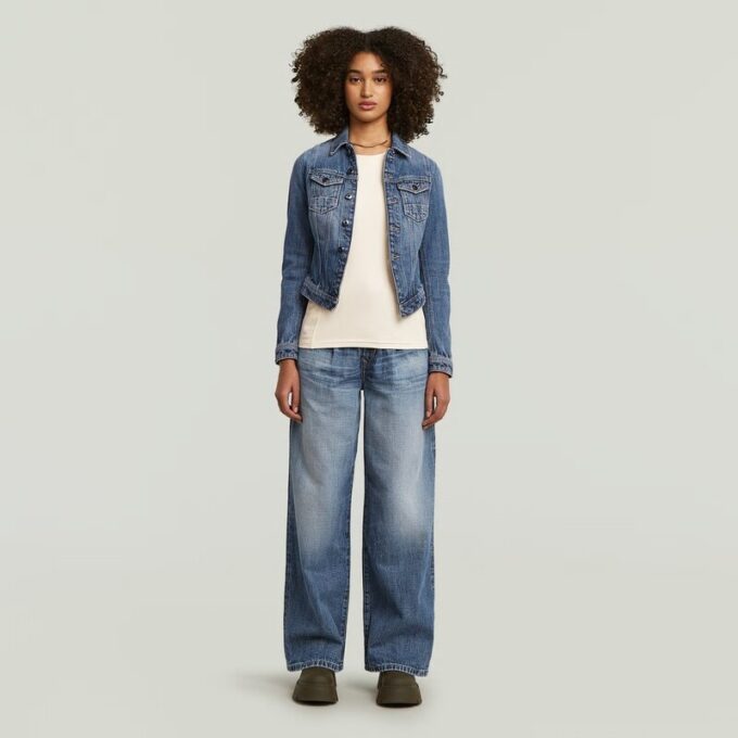 A-Line Slim Rib T-Shirt