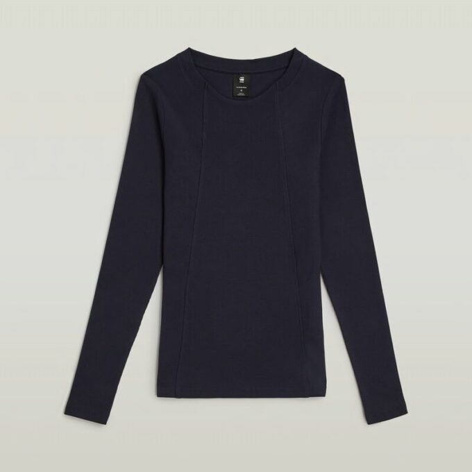 A-Line Slim Rib T-Shirt