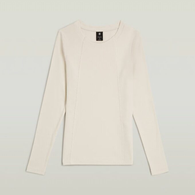 A-Line Slim Rib T-Shirt