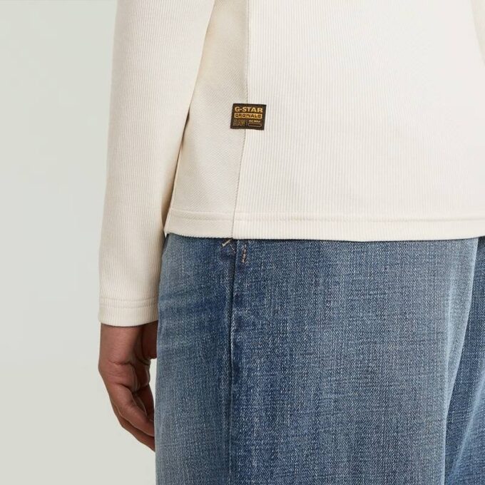 A-Line Slim Rib T-Shirt