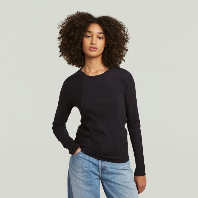A-Line Slim Rib T-Shirt A-Line Slim Rib T-Shirt