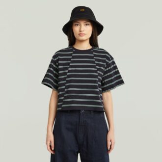 A Line Stripe Boxy T-Shirt