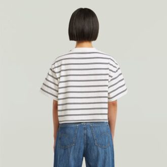 A-Line Stripe Boxy T-Shirt