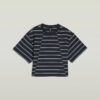 A Line Stripe Boxy T-Shirt A Line Stripe Boxy T-Shirt