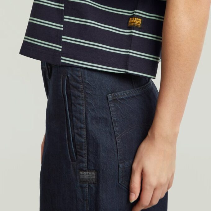 A Line Stripe Boxy T-Shirt A Line Stripe Boxy T-Shirt