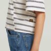 A-Line Stripe Boxy T-Shirt A-Line Stripe Boxy T-Shirt