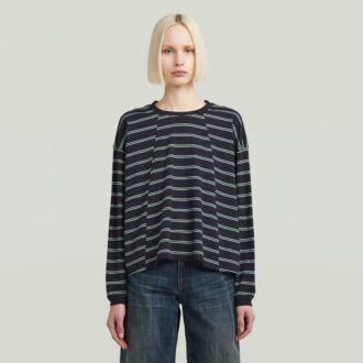 A Line Stripe Oversized T-Shirt