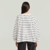 A-Line Stripe Oversized T-Shirt