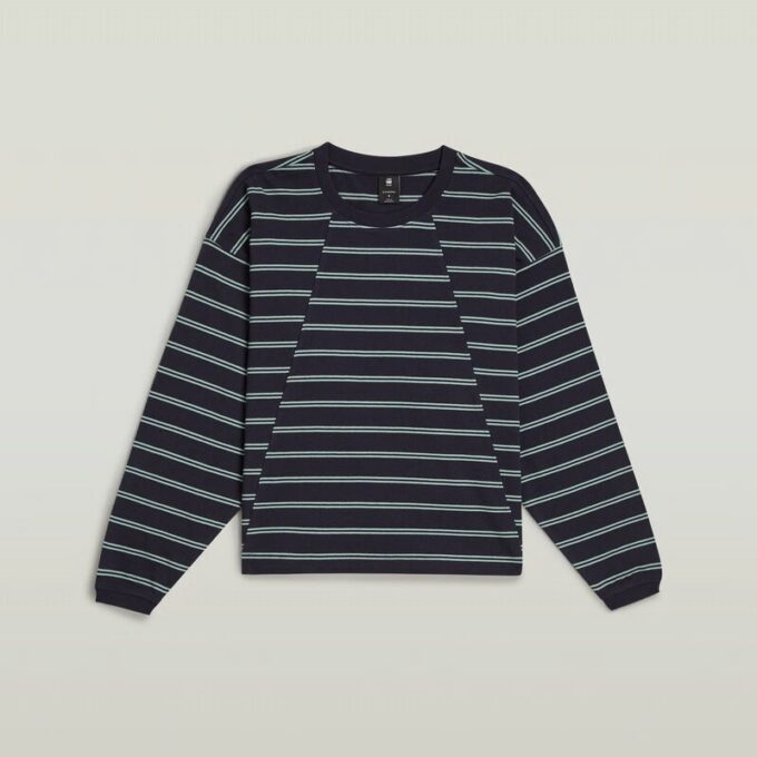 A Line Stripe Oversized T-Shirt