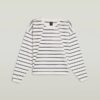 A-Line Stripe Oversized T-Shirt