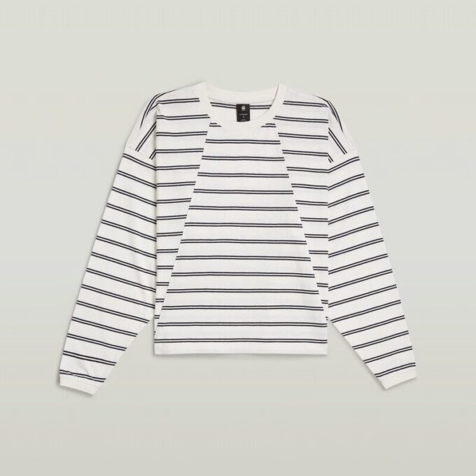 A-Line Stripe Oversized T-Shirt
