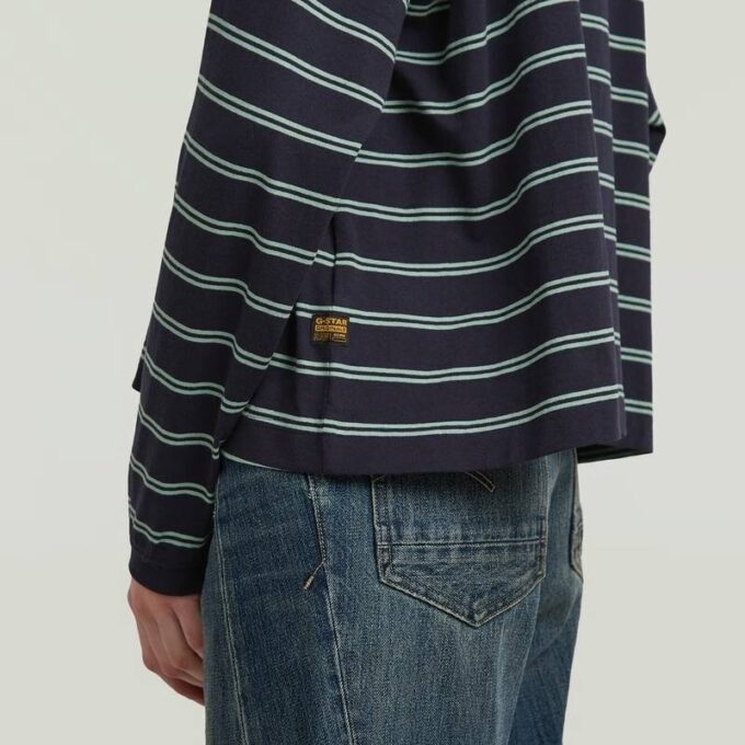 A Line Stripe Oversized T-Shirt