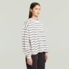A-Line Stripe Oversized T-Shirt