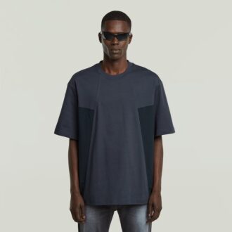 A Line Woven Mix Boxy T-Shirt