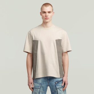 A-Line Woven Mix Boxy T-Shirt