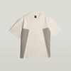 A-Line Woven Mix Boxy T-Shirt A-Line Woven Mix Boxy T-Shirt