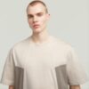 A-Line Woven Mix Boxy T-Shirt A-Line Woven Mix Boxy T-Shirt