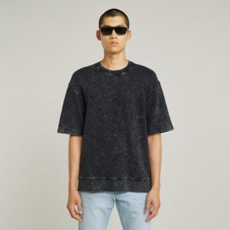 Acid Wash Loose Sweater