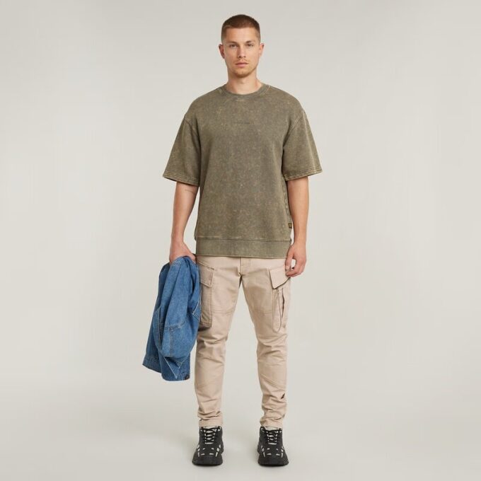 Acid Wash Loose Sweater