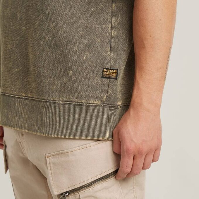 Acid Wash Loose Sweater