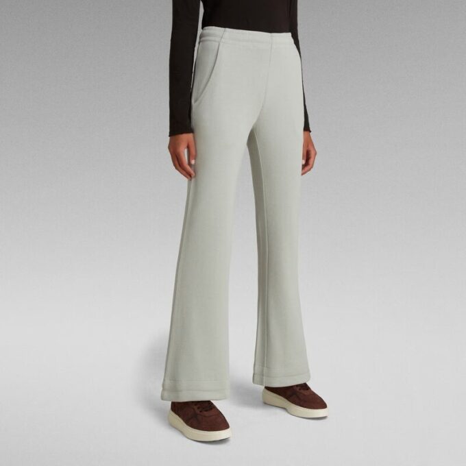 Adjustable Wide Leg Sweat Pants