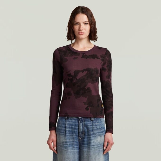 Allover Print Slim T-Shirt