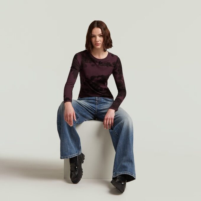 Allover Print Slim T-Shirt