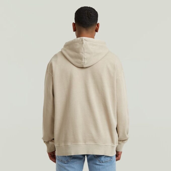 Applique Relaxed Hoodie Sweater