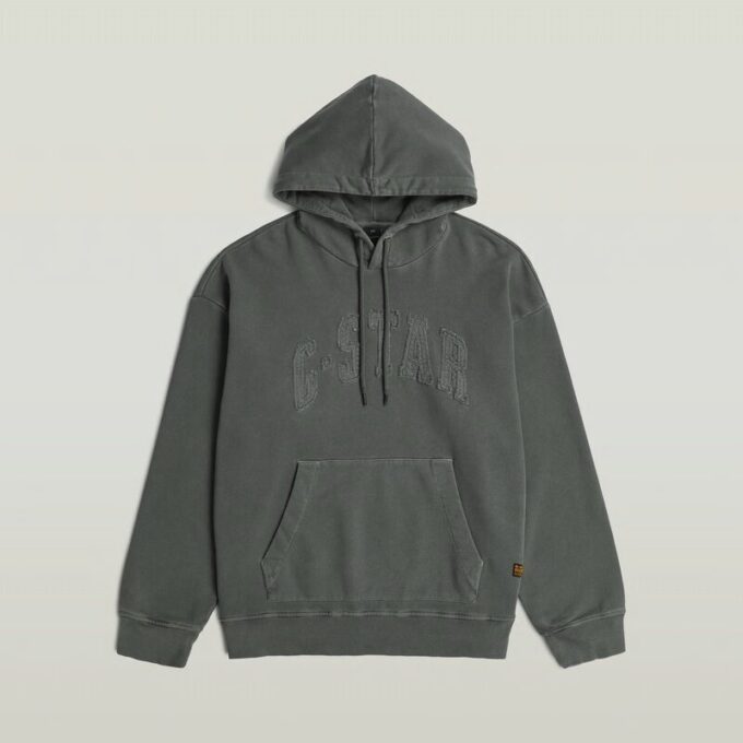 Applique Relaxed Hoodie Sweater